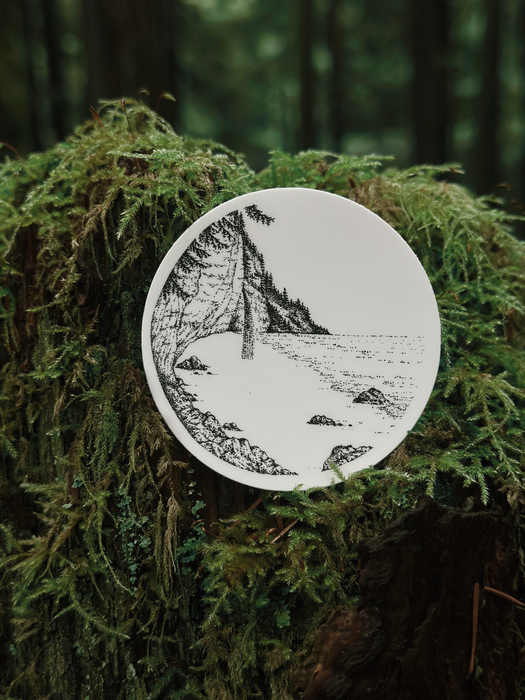 Moments of the Northwest, ‘Mystic Beach, Pacific Rim Park BC’ Sticker