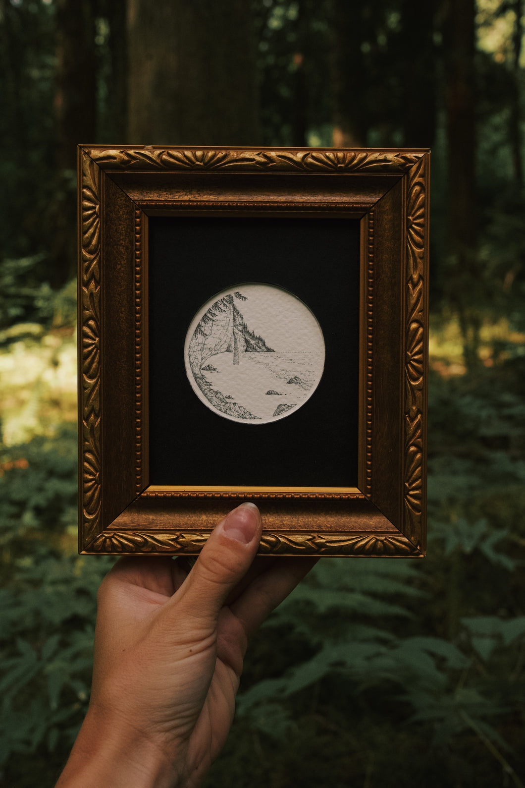 Mystic Beach, BC — Framed Original