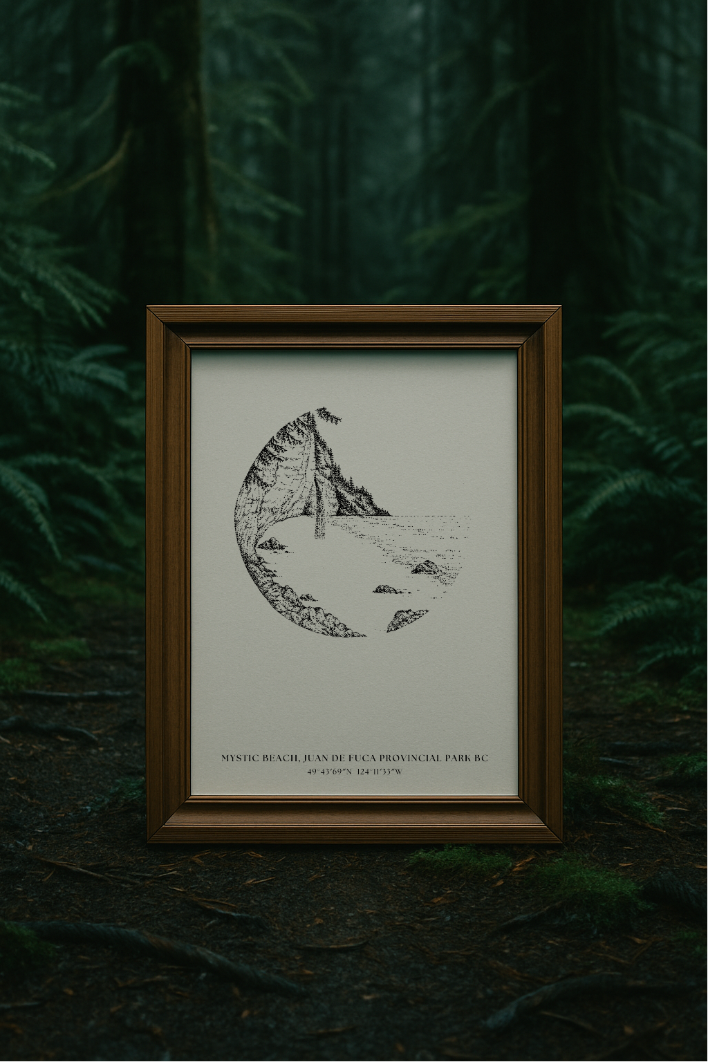 Mystic Beach, Juan de Fuca Provincial Park-Moments of the Northwest Collection