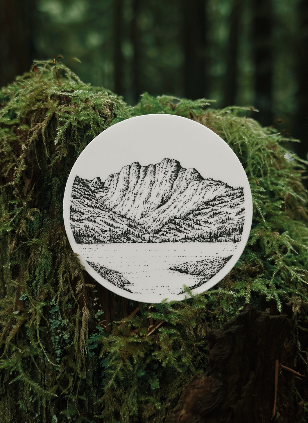 Moments of the Northwest, ‘Mt.McBride Strathcona Provincial Park BC’ Sticker